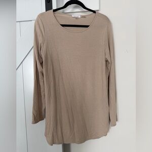 Calvin Klein Beige Long Sleeve Top